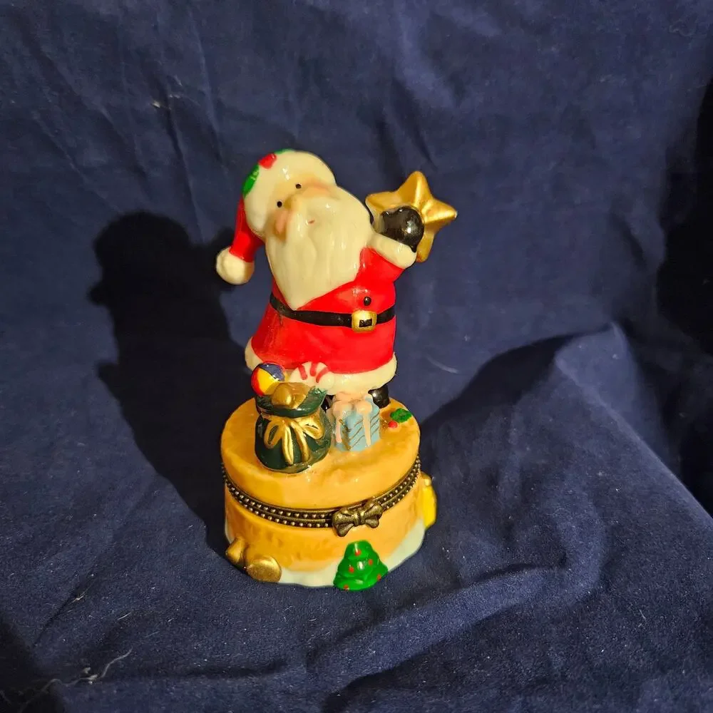 Santa Star Hinged Trinket